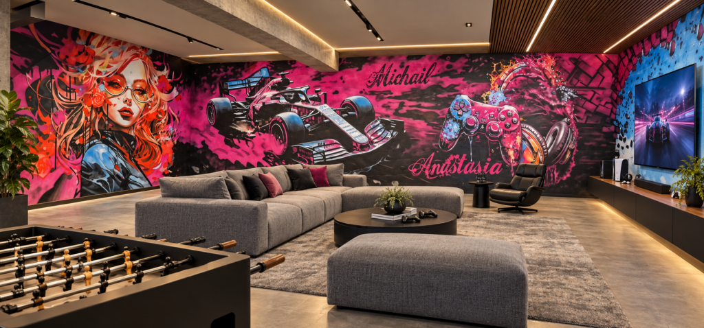 Basement & Kids Room Artwork and Murals - Bunkers and Shelters